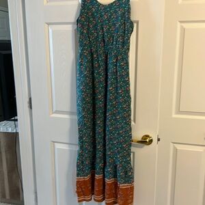 Lovely print maxi dress
